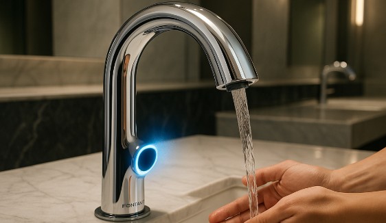 Hydraulics and water supply zoning diagrams for campus bathrooms
